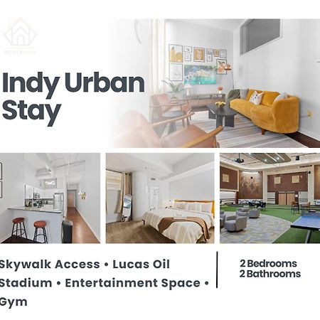 Indy Urban Stay - Skywalk Access - Convention Center - Sleeps7 Индианаполис Экстерьер фото